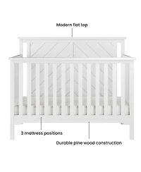 Child Craft Hampton Flat Top 4-in-1 Convertible Crib