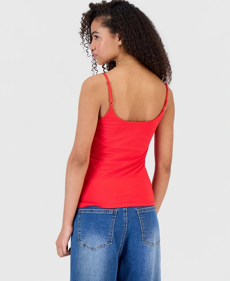 Hippie Rose Juniors' Scoop-Neck Bra-Free Cami