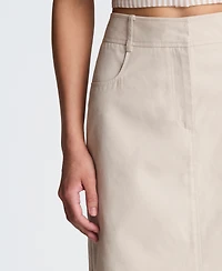Kenneth Cole Women's Fly Front Mini Skirt