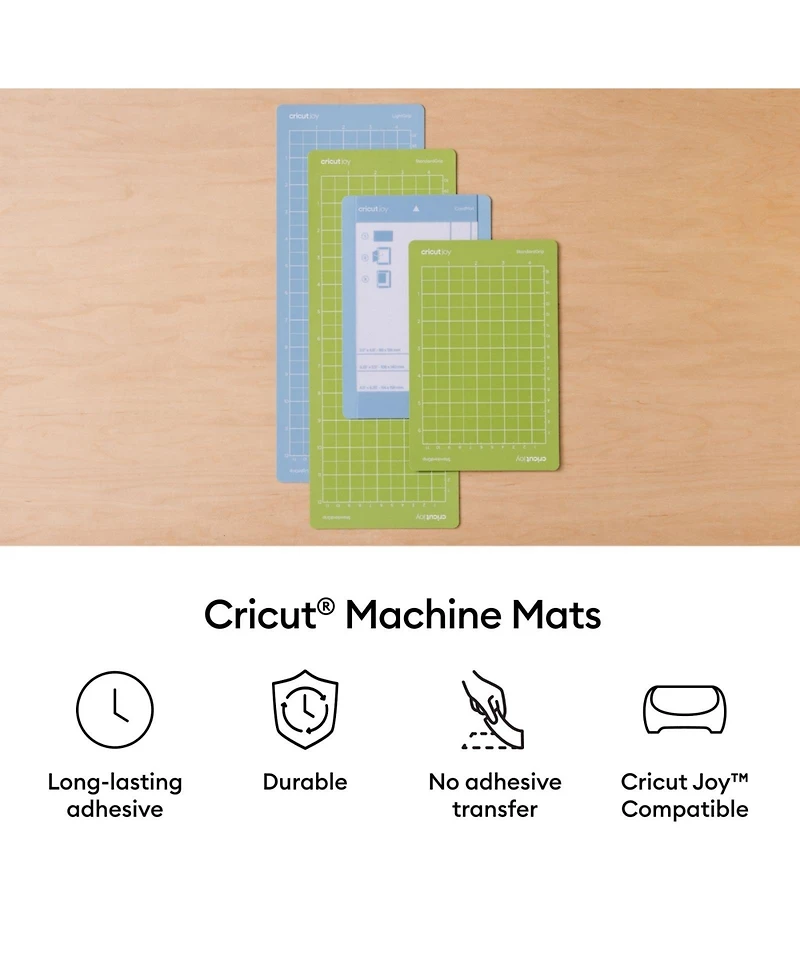 Cricut Joy Standard Grip Machine Mat - 4.5 in x 12 in (5 ct)