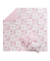 Greenland Home Fashions Veronica's Hearts Shabby Chic -Pc. Quilt Set