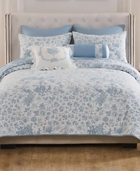 Greenland Home Fashions Toile Patch Reversible 2-Pc. Coverlet Set, Twin/Twin Xl