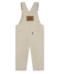 Levi's Baby Boys' and Girls' Sleeveless Twill Overalls