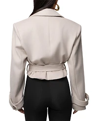 Jluxlabel Women's Sharp Presence Crop Jacket