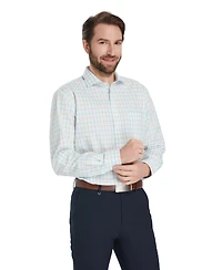 Club Room Men's Windowpane Plaid Shirt, Macy's Exclusive