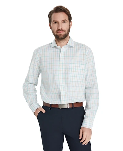 Club Room Men's Windowpane Plaid Shirt, Macy's Exclusive