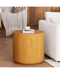 Streamdale Furniture Modern Wood Grain Outdoor Indoor Side Table