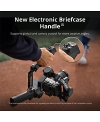 Dji Rs 5 Handheld Gimbal Stabilizer + Wireless Microphone Set + Usb Wall Charger