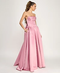 B Darlin Juniors' Strapless Ball Gown