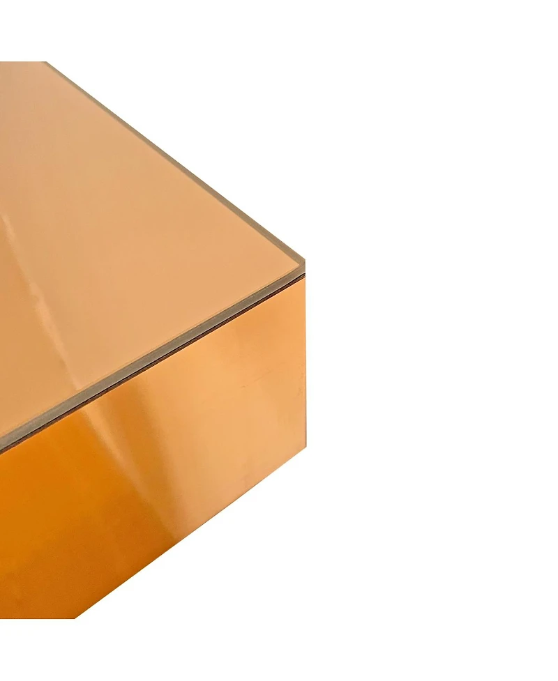 Streamdale Furniture Crushed Diamond Mirrored Console Table