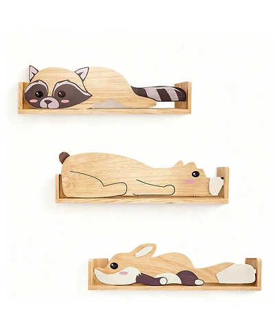 Yigii Bookshelf: Cute Animal Design for Kids Rooms