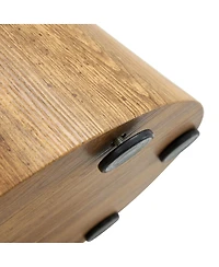 Streamdale Furniture Natural Wood Grain Mdf Round Coffee Table