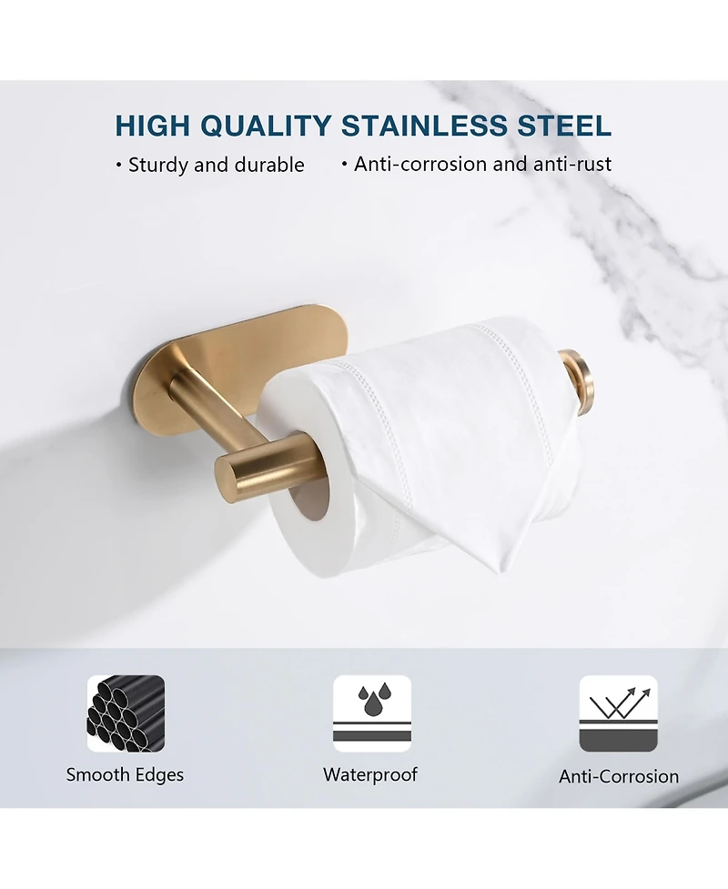Rainsken Self Adhesive Toilet Paper Holder