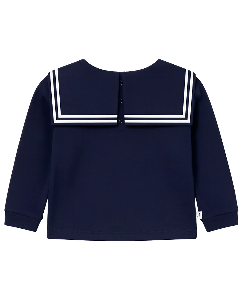 Sperry Baby Girl's Long-Sleeve Top & Skort with Hairclip, 2-Piece Set