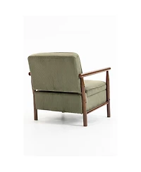 Streamdale Furniture Storage Chair, Mid Century Modern Accent Chair with Wood Frame