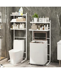 Yigii 3 Tier Metal Adjustable Over the Toilet Storage Rack – Bathroom Organizer