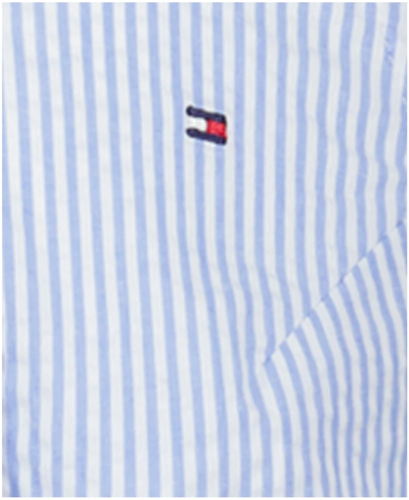 Tommy Hilfiger Girls' 7-16 Ithica Stripe Halter Dress