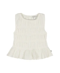Calvin Klein Girls' 7-16 Crinkle Knit Sleeveless Top