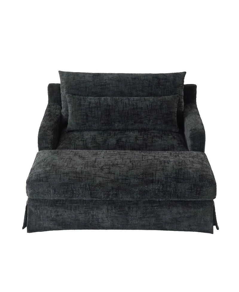 Streamdale Furniture Chenille Sofa Bed, 59.5-Inch Sleeper Sofa, Loveseat
