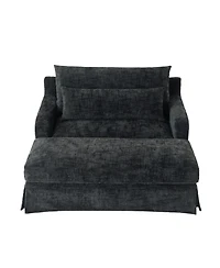 Streamdale Furniture Chenille Sofa Bed, 59.5-Inch Sleeper Sofa, Loveseat