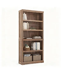 Yigii 5-Tier Adjustable Bookshelf with Rustic Style for Home Decor