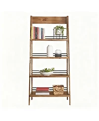Yigii 4-Tier Ladder Bookshelf