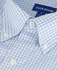 Club Room Men's Plaid Regular Fit Dress Shirt, Macy's Exclusive