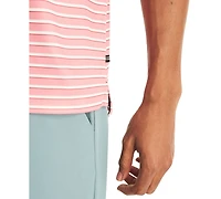 Nautica Men's Short-Sleeve Stripe Print Golf Polo Shirt