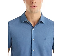 Nautica Men's Short-Sleeve Camp-Collar Shirt