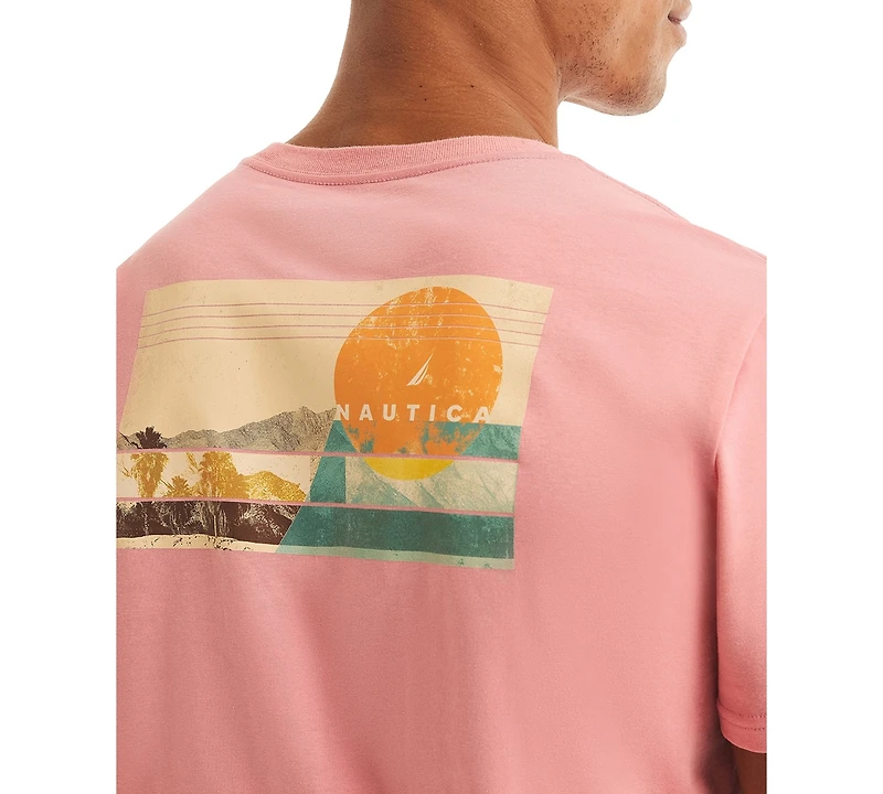 Nautica Men's Short-Sleeve Land And Sea T-Shirt