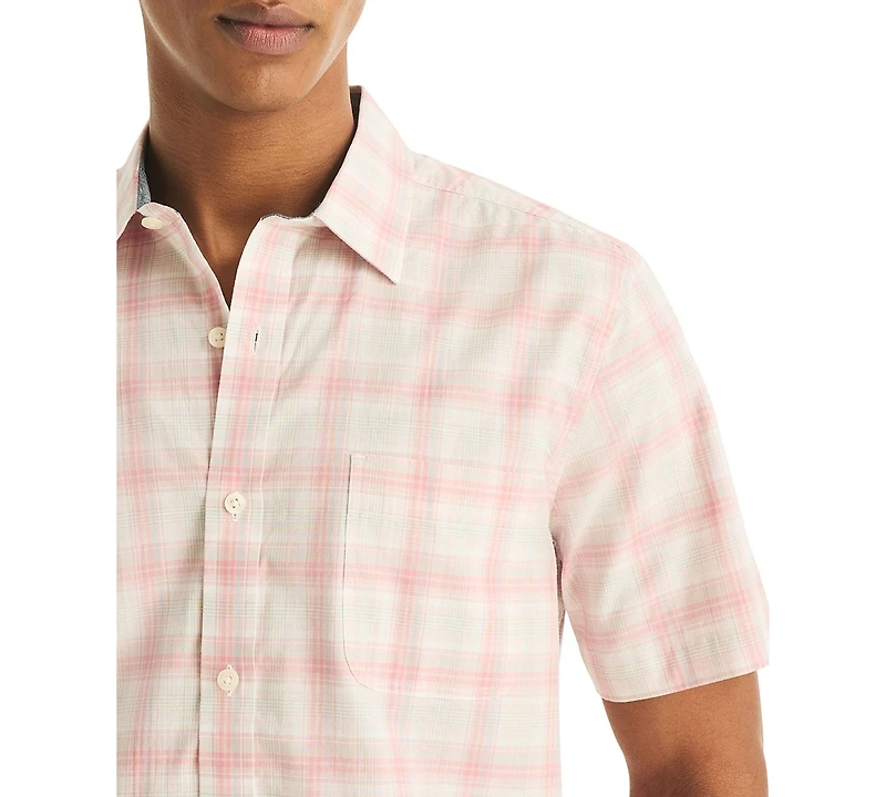 Nautica Men's Short-Sleeve Collared Shirt