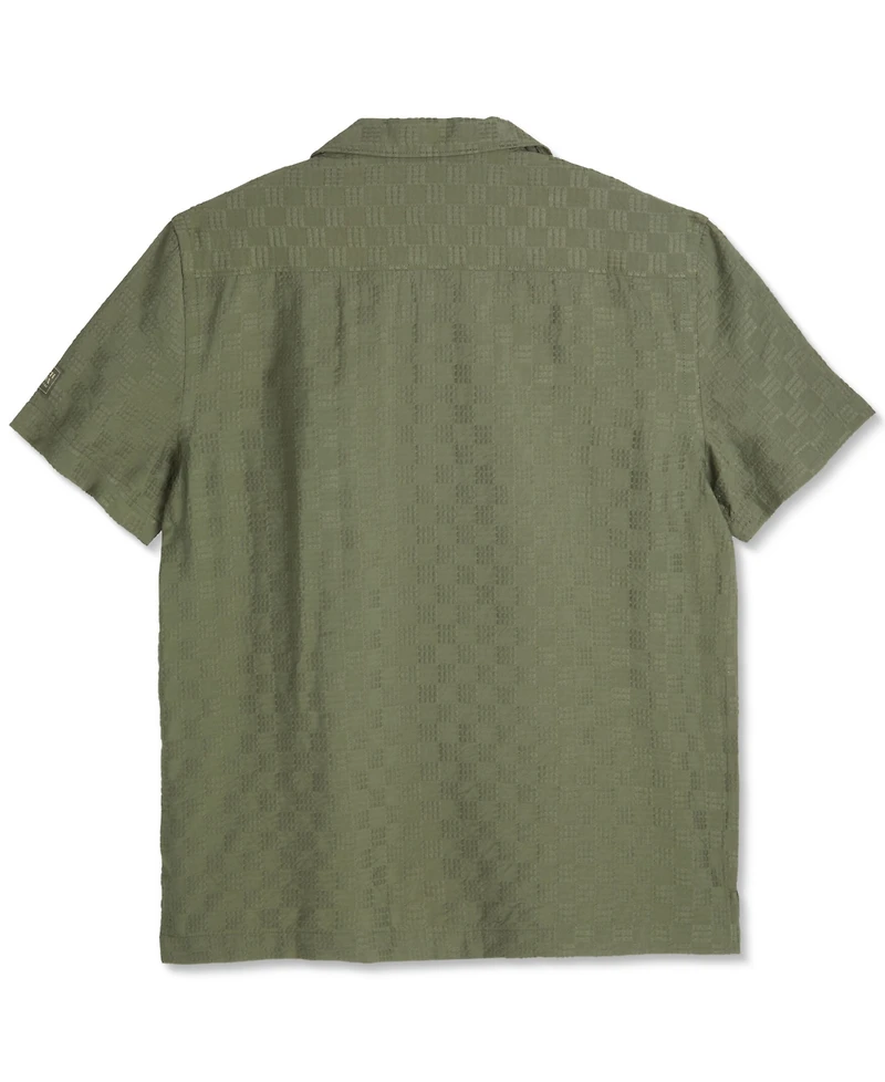 Scotch & Soda Men's Solid Regular-Fit Shirt