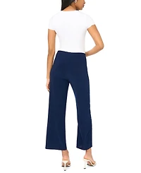 Msk Petite Wide-Leg Pants