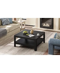 Streamdale Furniture Modern Farmhouse Coffee Table with Soft Rounded Profile