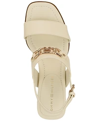Tommy Hilfiger Women's Mhena Block Heel City Sandals