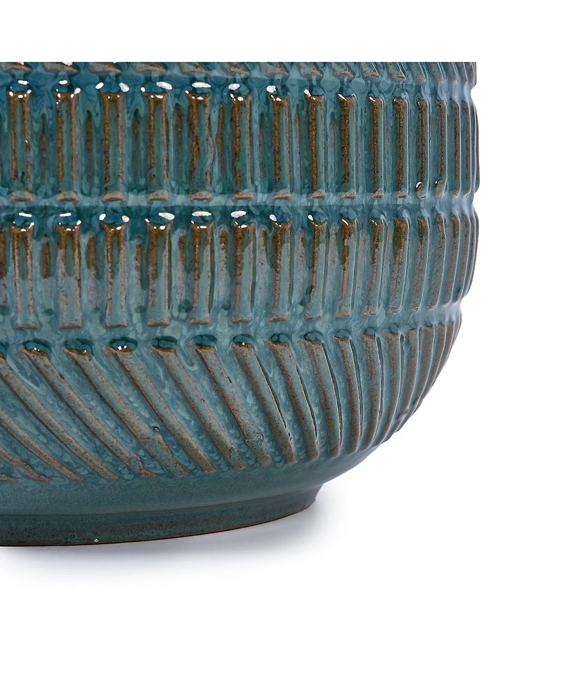 Streamdale Furniture Handmade Deep Ceramic Planter Set of 3