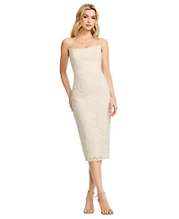 Dress the Population Women's Strapless Midi