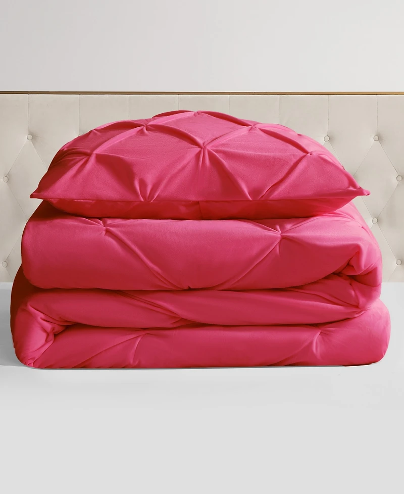 Juicy Couture Kiss Pleat Plush -Pc. Comforter Set