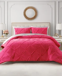 Juicy Couture Kiss Pleat Plush -Pc. Comforter Set