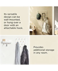 Yigii 14-Hook Over-the-Door Organizer with Snag-Free Hooks