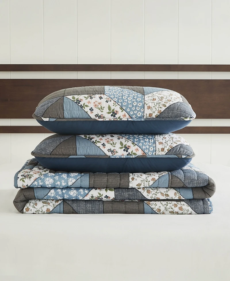 Lucky Brand Jianna Patchwork Reversible 3-Pc. Quilt Sets
