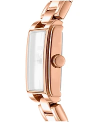 Dkny Women's Rose Gold Dial Rose Gold- Tone Stainless Steel Bracelet Watch, 23 x 30mm