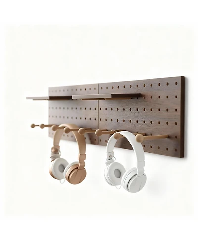 Yigii Adjustable Modular Pegboard Storage Kit for Home