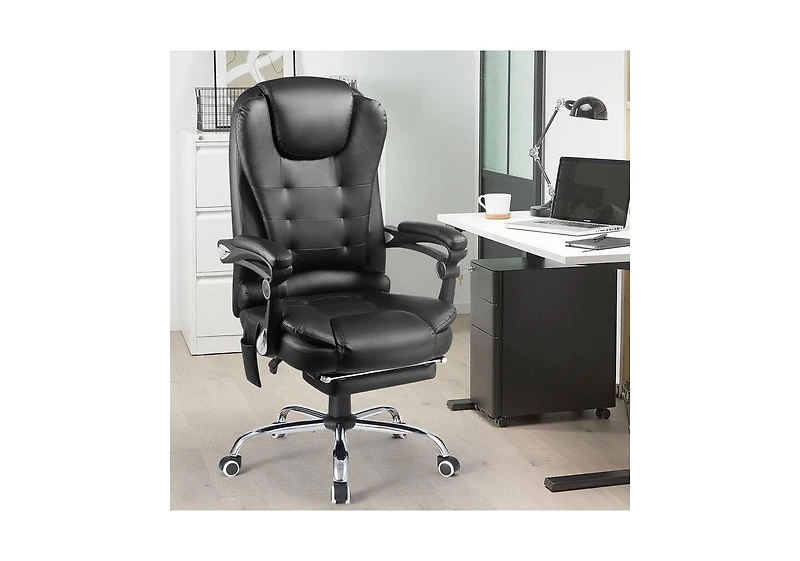 Aecojoy Office Chair with 7 Points Vibration Massage&Heat Functions