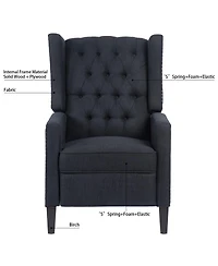 Streamdale Furniture Wide Manual Wing Chair Recliner
