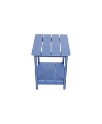 Streamdale Furniture wooden-textured imitation wood side table, perfect for picnics