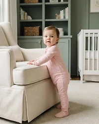 Motette Baby Girls Pink Symphony Bamboo Sleeper