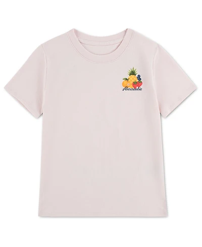 abercrombie kids Girls' Oversized Crewneck T-Shirt