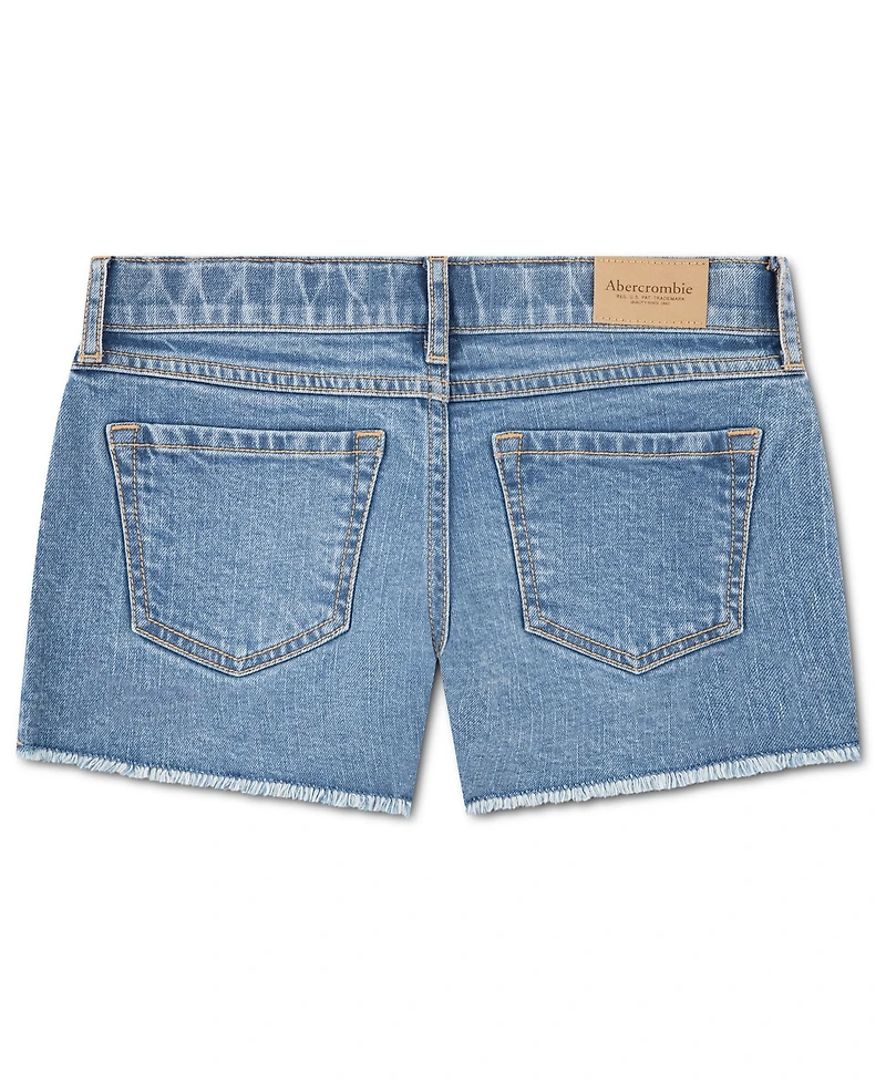 abercrombie kids Girls' Low-Rise Denim Shorts