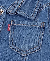 Levi's Toddler Girls' 2T-5T Western Denim Shirt Dress